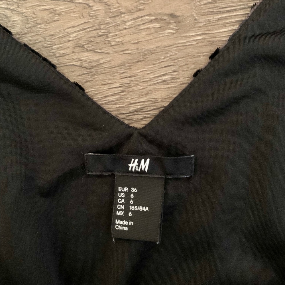 H&M Black & Gray Animal-print Dress - Picture 5 of 5